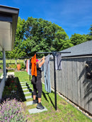SwiftDry Coastline T Bar Clothesline (1200mm wide, up to 5m Span, 40m line)