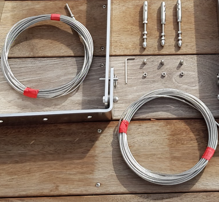 STAINLESS STEEL WIRE KIT FOR STREAMLINE CLOTHESLINE