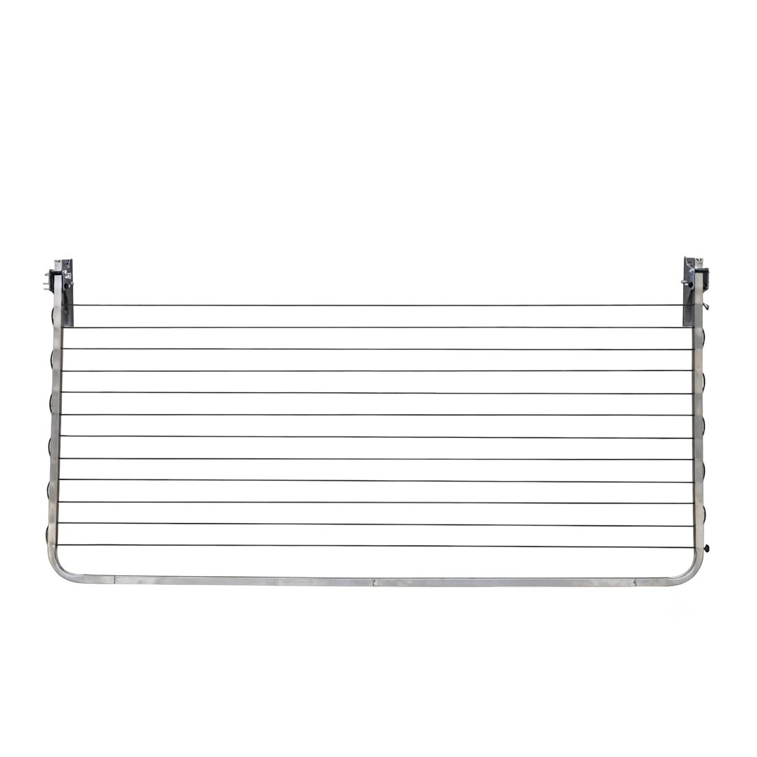 SwiftDry SeaLine 24M - Stainless Steel Single Frame Folding Clothesline