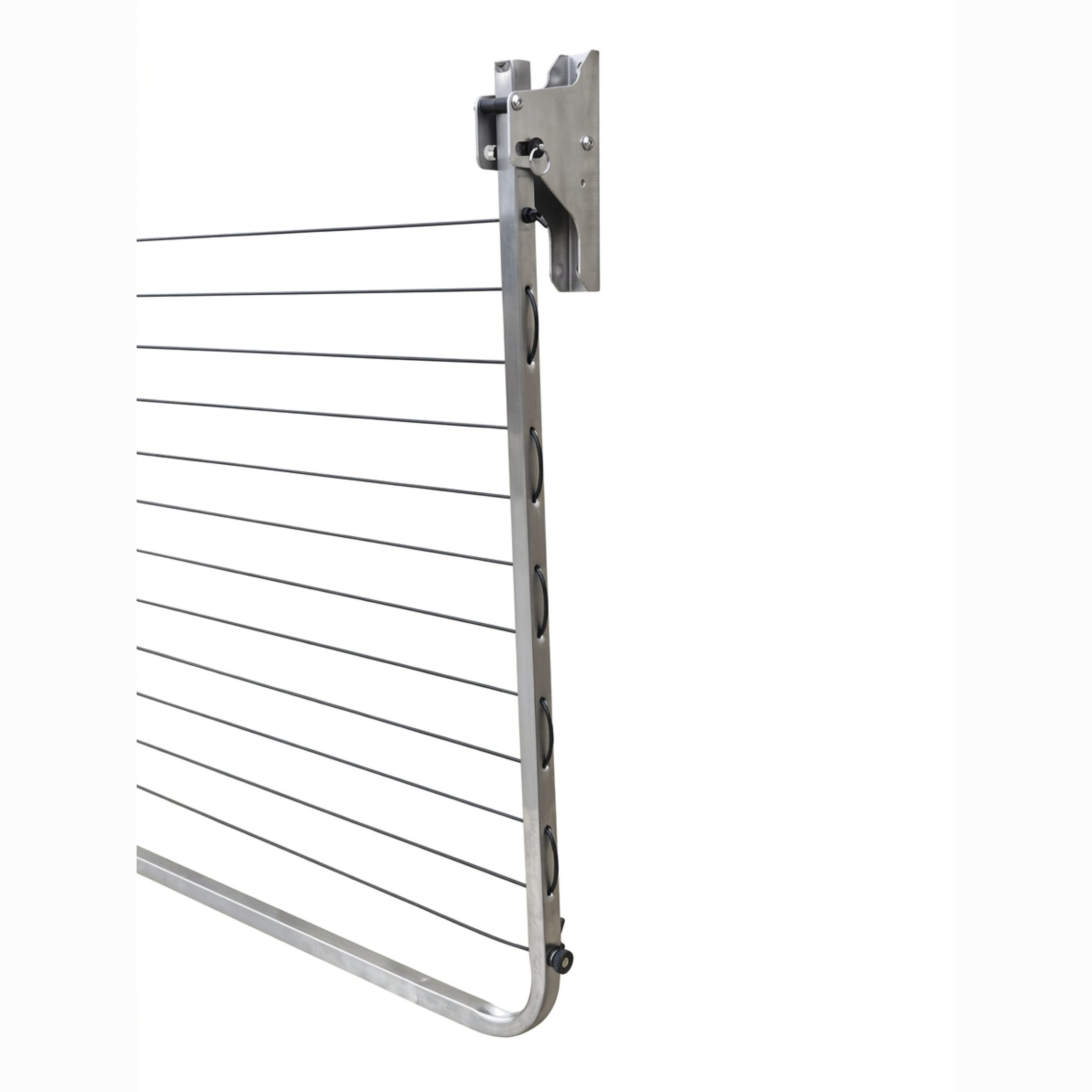 SwiftDry SeaLine 24M - Stainless Steel Single Frame Folding Clothesline