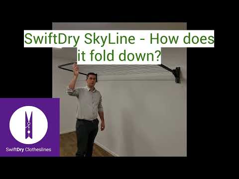 SwiftDry SkyLine Folding Frame Washing Line - (Choose your Custom Size)