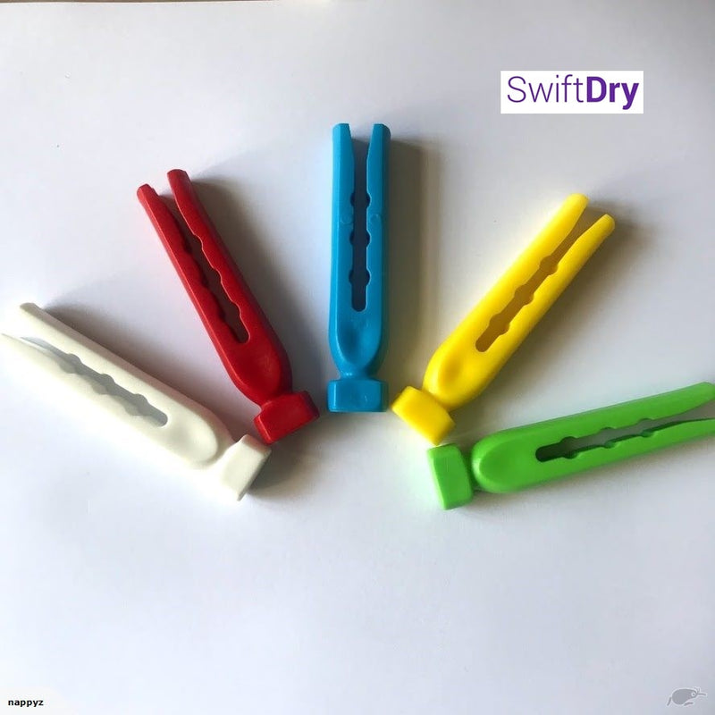 Coloured Dolly Clothes Pegs x25