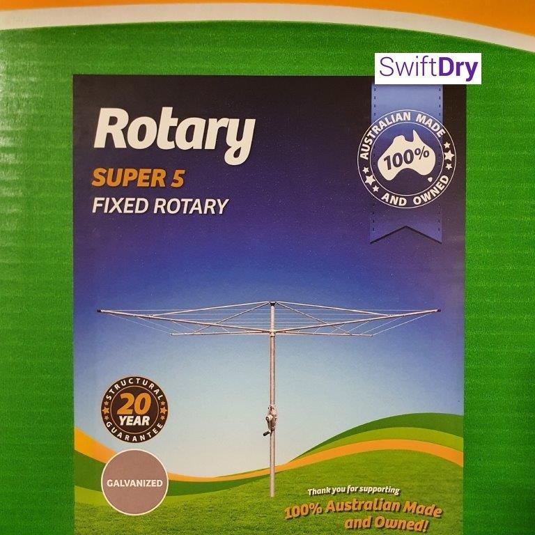 Austral Super 5 Rotary Clothes Hoist - SwiftDry Clotheslines NZ