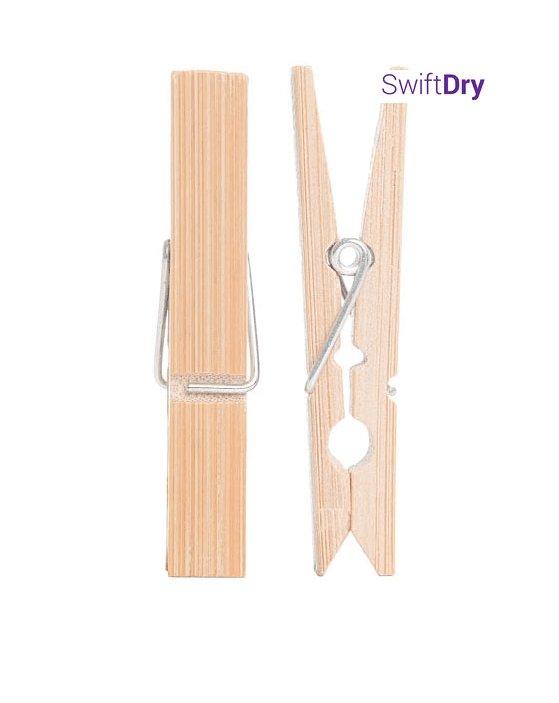 Bamboo Clothes Pegs x20 - SwiftDry Clotheslines NZ