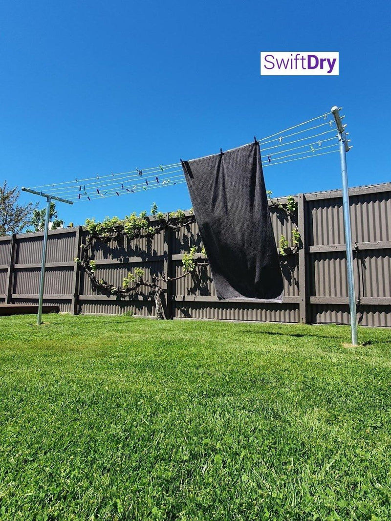 DandyLine T Bar Clothesline - (800mm wide, 24m) - SwiftDry Clotheslines NZ