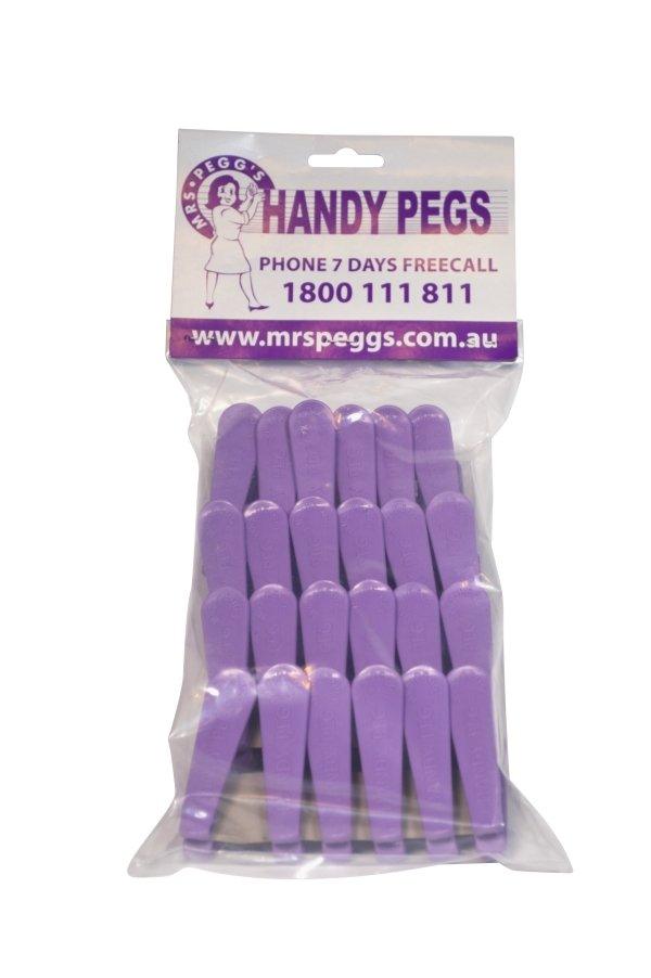 Mrs Pegg's Handy Pegs - 24 Pack - SwiftDry Clotheslines NZ