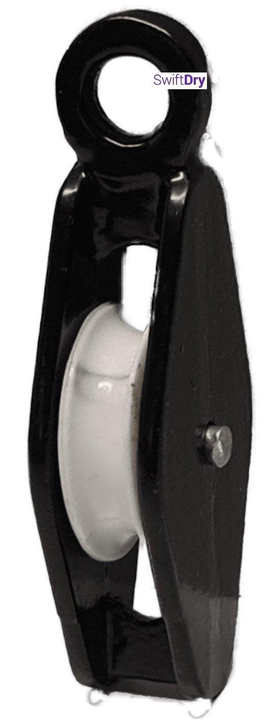 SwiftDry Lifestyle Replacement Single Pulley - Black - SwiftDry Clotheslines NZ