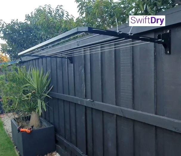 SwiftDry SkyLine S10 - Fold down - Stainless Wire - SwiftDry Clotheslines NZ